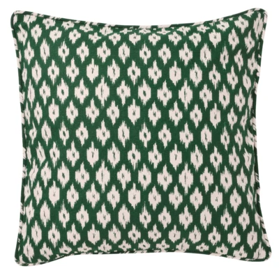 IKEA SKANEFIBBLA Pillow Cushion Cover Green/White, 50x50 cm / 20x20" SKÅNEFIBBLA - Image 1 of 4
