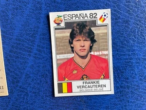 ESPANA 82 PANINI 1982 BELGIQUE VERCAUTEREN N 212 CON VELINA ORIGINALE - Picture 1 of 2