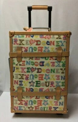 Bolso de mano Dooney & Bourke Signature maleta de viaje lados duros ¡Raro! Foto 1 de 4