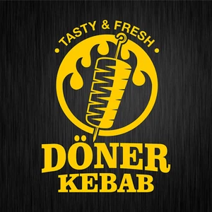 Döner Kebab Doner Fastfood Spuntino Griglia Giallo Auto Vinile Decal Adesivo - Foto 1 di 1