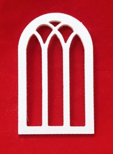 Fensterrahmen aus Sperrholz. Für Puppenstube oder Krippe. 4,9x7,9 cm - Bild 1 von 1
