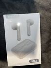 Cshidworld Wireless Headphones, Bluetooth 5.0 Earbuds Noise Cancelling White 