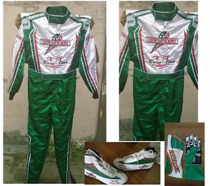 Traje de Carrera Tonykart Go Kart CIK FIA Nivel 2 Aprobado Zapatos, Guantes y Pasamontañas - Imagen 1 de 4