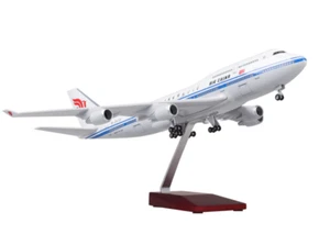 1:150 47CM AIR CHINA BOEING 747-400 Aeroplane Landing Gear Resin Aircraft Model - Zdjęcie 1 z 11