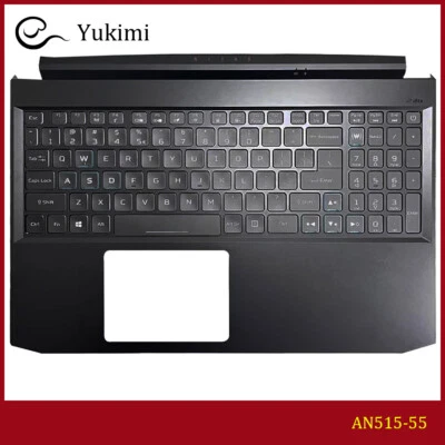 PARA Acer Nitro5 AN515-55 AN515-56 C Carcasa Azul Teclado Retroiluminado Cable Estrecho Foto 1 de 3