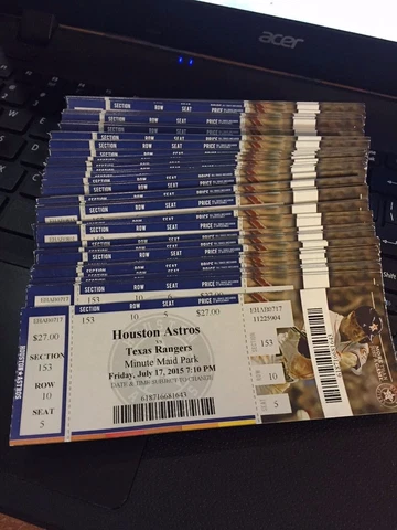 2015 HOUSTON ASTROS SEASON TICKET STUB PICK YOUR GAME BOX OFFICE CARLOS CORREA Cover