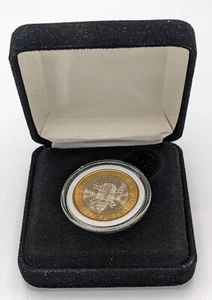 2001 Vatican 1000 Lira Bi-metal John Paul II with Case - Picture 1 of 5