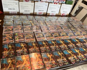 Large Pokemon Card Collection Holos, Full Art, EX V Vmax over 100 cards new Sets - Picture 1 of 10