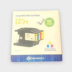 3-Pack Standard Cyan, Magenta, Yellow Compatible with Brother LC 71 New - Picture 1 of 3