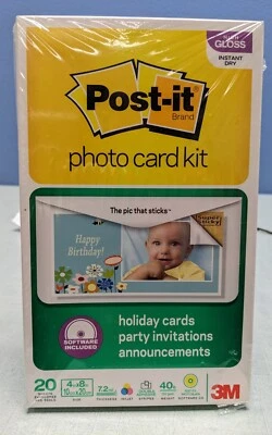 Post-it Photo Card Kit Holiday Invitations Announcements Software - Image 1 of 4