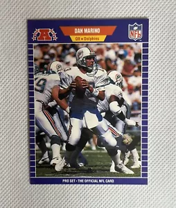 1989 Pro Set Dan Marino #220 Football Card Miami Dolphins HOF - Picture 1 of 2