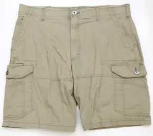 Lee Flat Front Beige Cotton Blend Cargo Dress Shorts XL 38" Waist x 10" P31 - Picture 1 of 4
