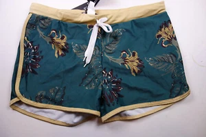 PAUL JONES  Green Super Slim Tight Quick Dry Boxer Brief Swim Trunks NEW Small - Picture 1 of 3