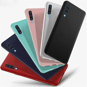 Case For Samsung A11 A21S A31 A41 A50 A51 A71 Slim Soft Silicone Matte TPU Cover