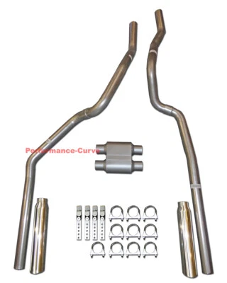 Camioneta Chevrolet GMC 96-99 5,7 L mandril escape doble con silenciador de cámara única Foto 1 de 3