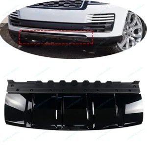 Front Bumper Protector Cover Panel l Fit For Range Rover 2018-2020,Shiny Black - Picture 1 of 7