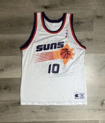 Champion Phoenix Suns Sam Cassell jersey NBA Basketball Vintage sz 44 Large 90s - Image 1 of 4