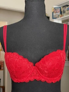 Victoria’s Secret Dream PINK Push Up Bra RED 34B - Picture 1 of 6