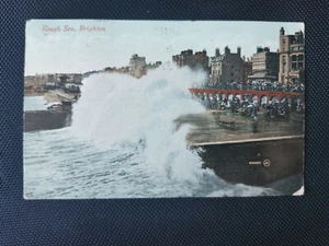 CPA BRIGHTON - Rough Sea - Imagen 1 de 2
