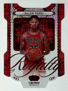 2022-23 Panini Crown Royale Rookie Royalty Red #18 Dalen Terry - Bild 1 von 3