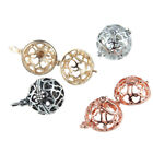 Set of 4 Pearl Bead Cage Locket Pendants for Aromatherapy - Limited Stock