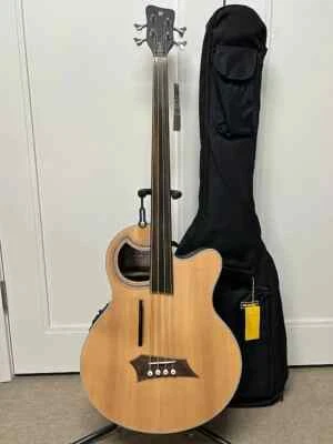 Warwick Rockbass Alien Deluxe 4 String Fretless Acoustic Electric Bass Natural - Image 1 of 4