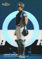 2005 Finest Refractors Blue Kansas City Royals Baseball Card #51 John Buck /299
