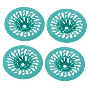 4Pcs Shower Drain Hair Catcher Bathtub Drain Cover, Drain Protectors Style-02 - Picture 1 of 7
