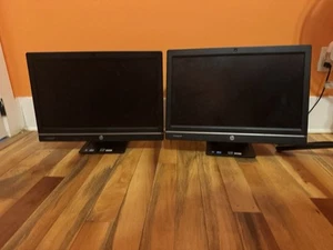 2 HP Compaq Elite 8300 AiO i3-3220 4GB 500GB DVD WiFiN 23T W7P D3K10UT Untested - Picture 1 of 3