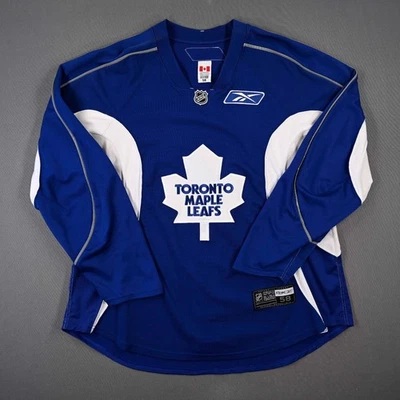 2008-09 Mikhail Grabovski Toronto Maple Leafs Practice Used Worn NHL Jersey - Image 1 of 4
