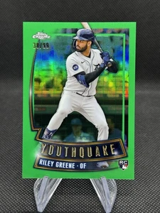 Riley Greene 2023 Topps Chrome #YQ-20 RC Rookie Green Youthquake /99 Detroit - Picture 1 of 2