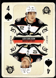 2024-25 O-Pee-Chee Playing Card Leo Carlsson Anaheim Ducks #4 SPADES - Picture 1 of 2