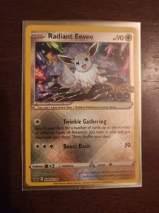 Pokémon TCG Radiant Eevee SWSH230 Sword & Shield Rare Holo Foil Promo Card NM - Picture 1 of 6