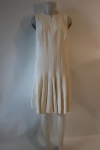 Vestido para mujer AKRIS crema sin mangas talla F 46/US 14 - Imagen 1 de 9
