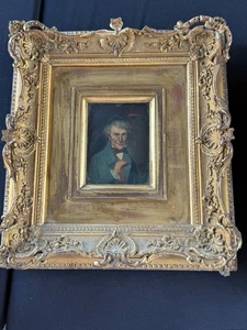 Antique Art “Portrait of a School Master” Alois Heinrich Priechenfried 1867-1953 - Bild 1 von 22