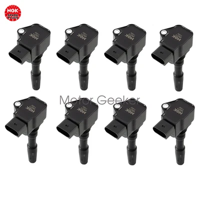 8 pcs OEM U5271 NGK Ignition Coil For Audi A8 Quattro S6 S7 S8 2013-2016 4.0T Foto 1 de 4