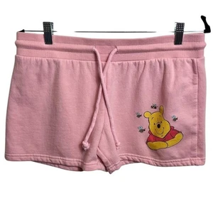 Disney Winnie The Pooh Pink Girls Lounge Shorts Large 11-13 - Picture 1 of 6