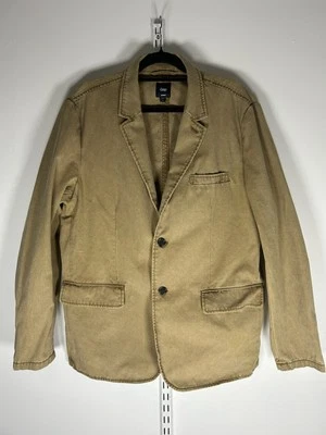 Gap Men's Cotton Unstructured Chino Blazer Jacket Khaki/Tan • L - Image 1 of 4