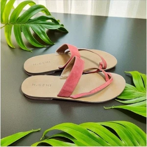 M.Gemi The Medio Fuchsia Wildleder Sandalen Größe EU 42 / US 11 - Bild 1 von 12
