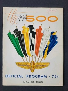 1965 USAC Indianapolis 500 Program, Jim Clark/Team Lotus Indy Win - Bild 1 von 13