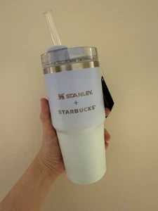Starbucks Japan STANLEY 2025 3-way tumbler Blue gradation 414ml NEW - Picture 1 of 5