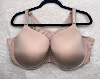 Torrid Bra Perfect Front Close Boost Size 48DDD Nude Adjustable Straps Underwire - Image 1 of 4