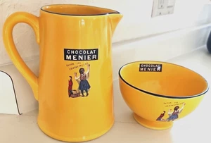 Vintage. Französische Schokolade Menier KRUG & SCHALE - FRANKREICH Nestle SA Vevey Ed. Clouet-EUC - Bild 1 von 7