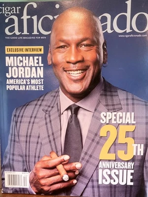 Cigar Aficionado Magazine, Vintage, MICHEL JORDAN, Nov-Dec 2017 Foto 1 de 2