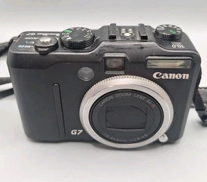 Canon PowerShot G7 Digital Camera, SPARES ONLY.  Lens Error, Please Read.  - Picture 1 of 9