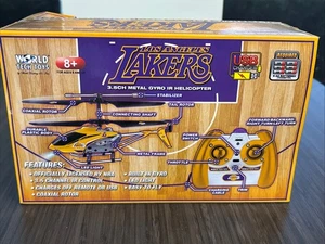 NBA LA LAKERS 3.5-Ch Metal Gyro IR HELICOPTER, World Tech Toys Kobe Magic - Picture 1 of 10