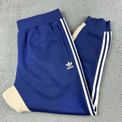 Pantalones Adidas Para Hombre Talla XXL Azul Originales SST Polar 3 Rayas Jogger Cónico Foto 1 de 4
