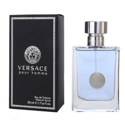 Versace Pour Homme Eau De Toilette de Gianni Versace 1,7 oz / 50 ml sellado Foto 1 de 4