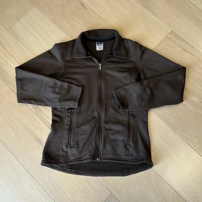 Patagonia R1 Full-Zip Jacket Brown *Hole Women’s Small - Image 1 of 4