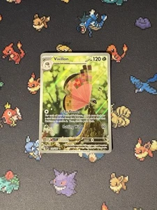 Carte Pokémon Vivillon 193/191 Illustrazione Rara Scintille Scalpanti - (NM) #2 - Foto 1 di 6